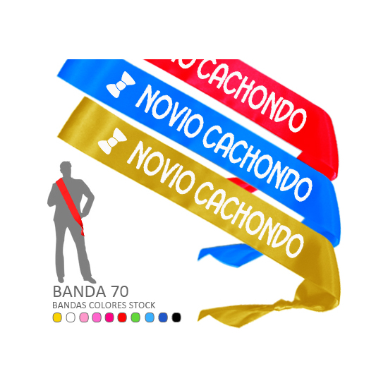 NOVIO CACHONDO PAJARITA BANDA HONORIFICA (BANDA 70)