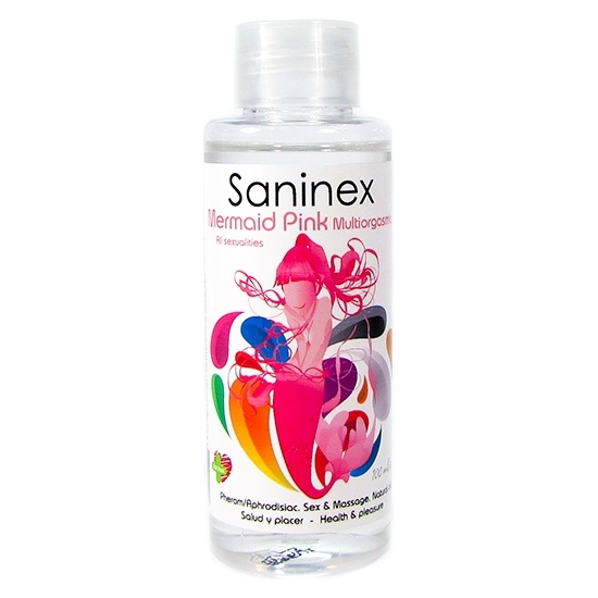 SANINEX MERMAID PINK MULTIORGASMIC - SEX & MASSAGE OIL 100ML SANINEX