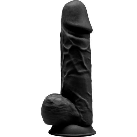 Silexd Modelo 4 - Pene Realístico 21,5cm - Negro
