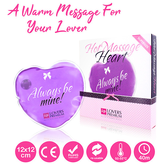 LOVERSPREMIUM - HOT MASSAGE HEART XL BE MINE