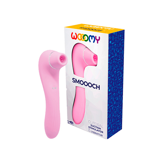 Wooomy Smoooch Succionador Y Vibrador De Clitoris - Rosa