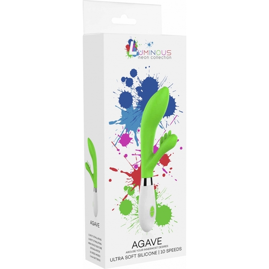 AGAVE - ULTRA SOFT SILICONE - 10 SPEEDS - VERDE
