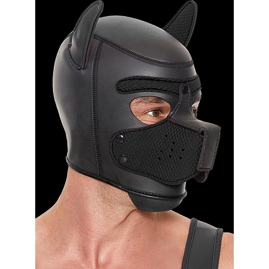 OUCH PUPPY PLAY - PUPPY HOOD NEOPRENO - NEGRO
