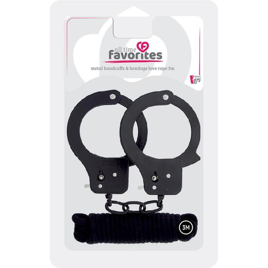 
				ALL TIME FAVORITES METAL CUFFS & ROPE 3M
				