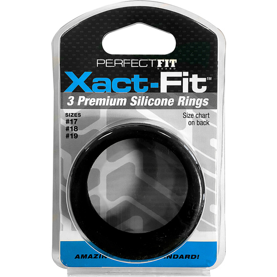 XACT FIT KIT 3 ANILLOS DE SILICONA - 4 CM, 4.5 CM Y 5 CM PERFECT FIT