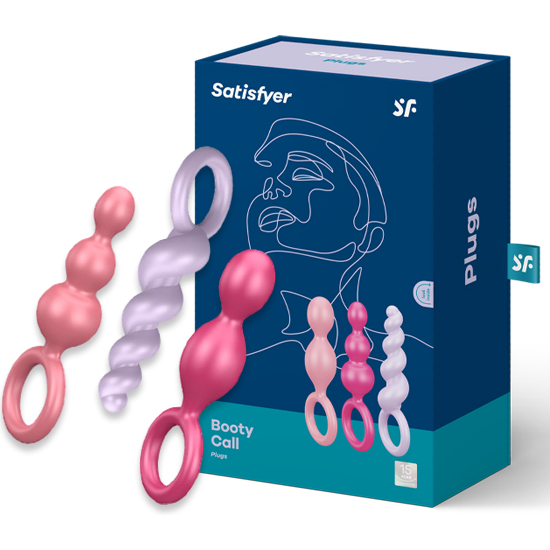 SATISFYER BOOTY CALL PLUGS COLORES SATISFYER